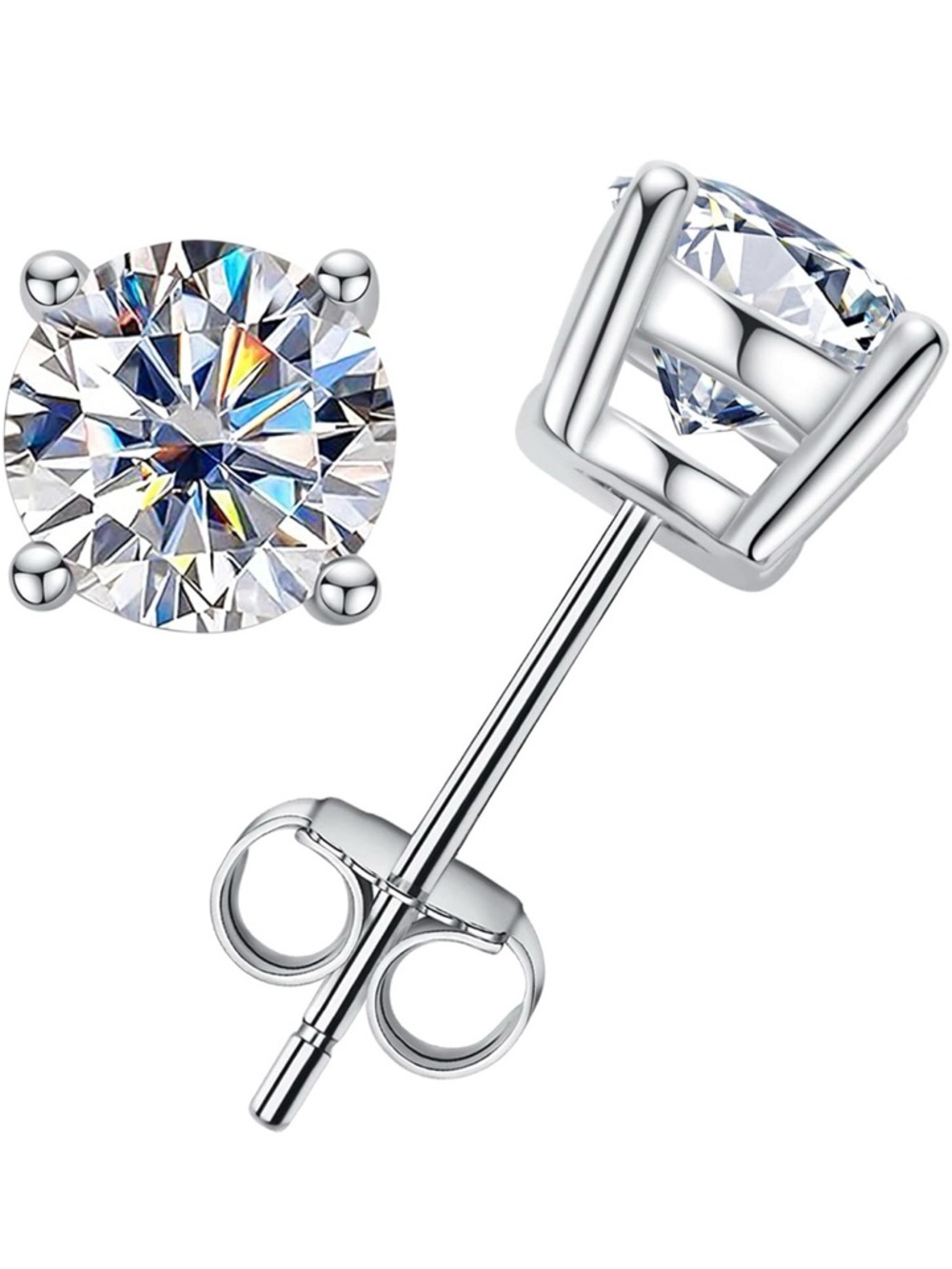 Moissanite earrings